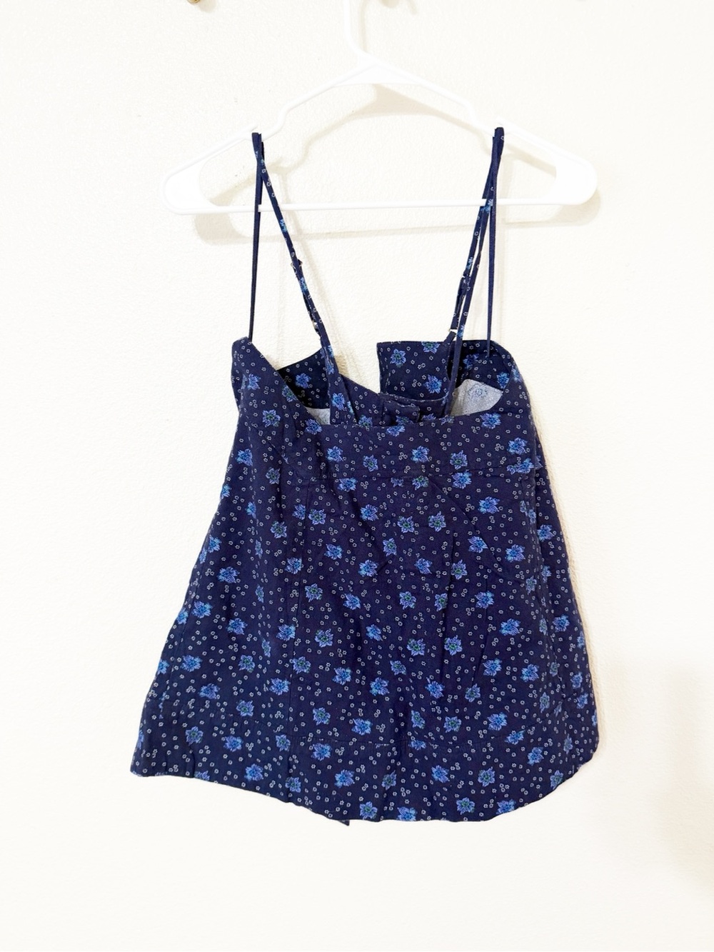Free People Maddie Floral Button Printed Tunic in Navy Blue Combo size medium - Picture 6 of 8